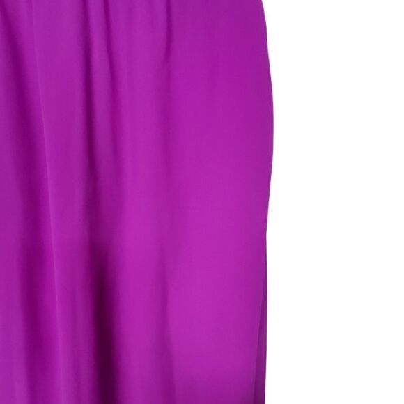 Gianni Bini fuchsia maxi wrap halter prom dress - Picture 10 of 10